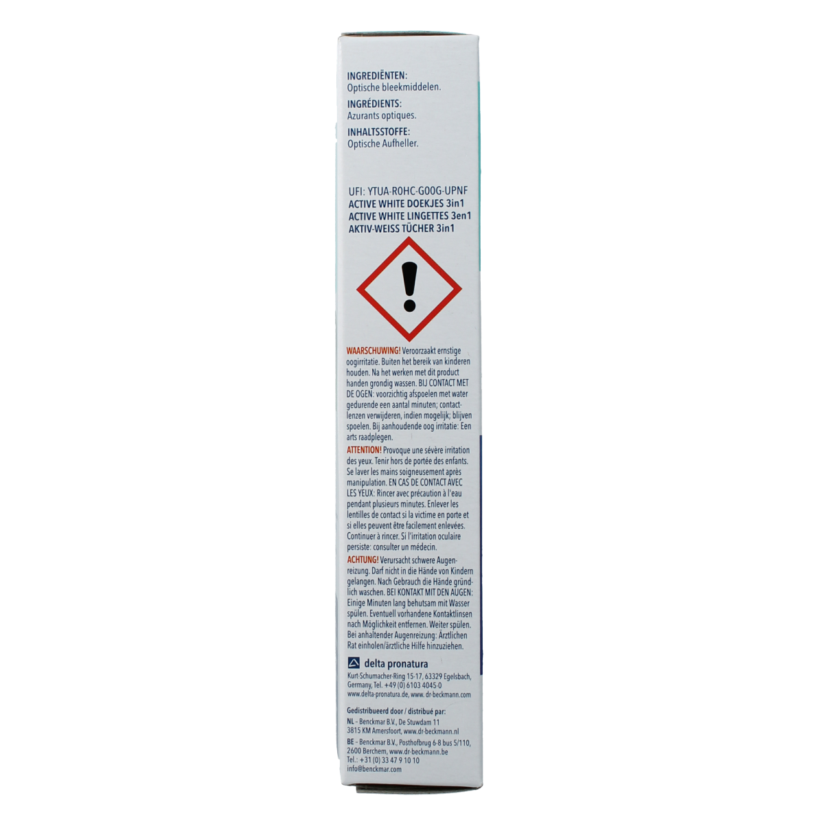 Dr.Beckmann Doekjes active white 15.00 Stuks