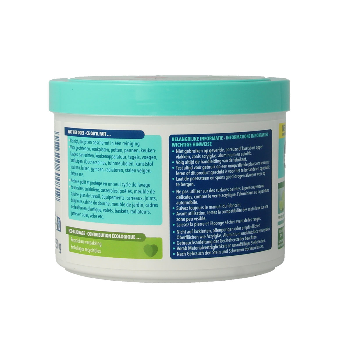 Dr.Beckmann Poetssteen 550.00 Gram
