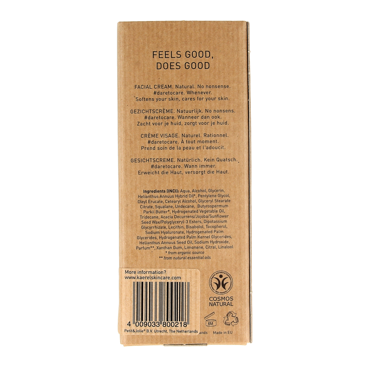 Kaerel Skin care gezichtscreme 75.00 Milliliter