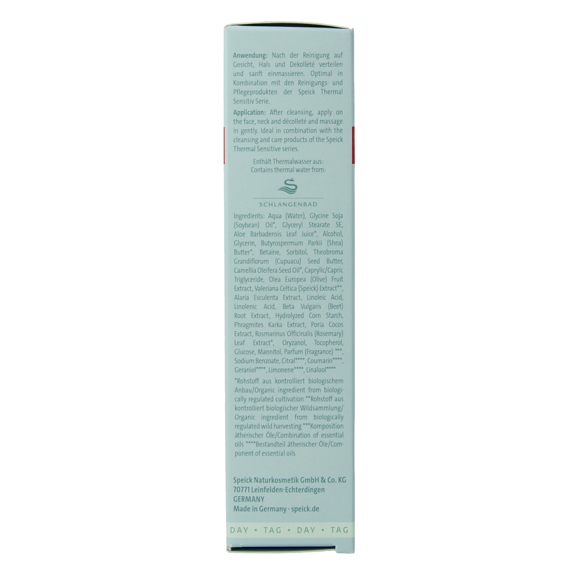 Speick Thermal sensitive dagcreme 50.00 Milliliter