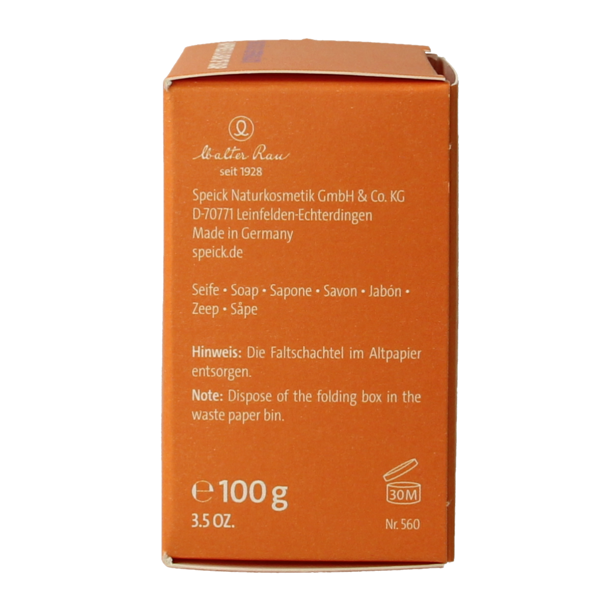 Speick Duindoorn zeep in doosje 100.00 Gram