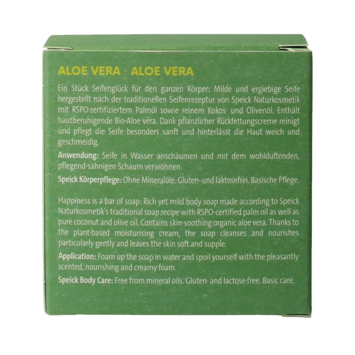 Speick Aloe vera zeep in doosje 100.00 Gram