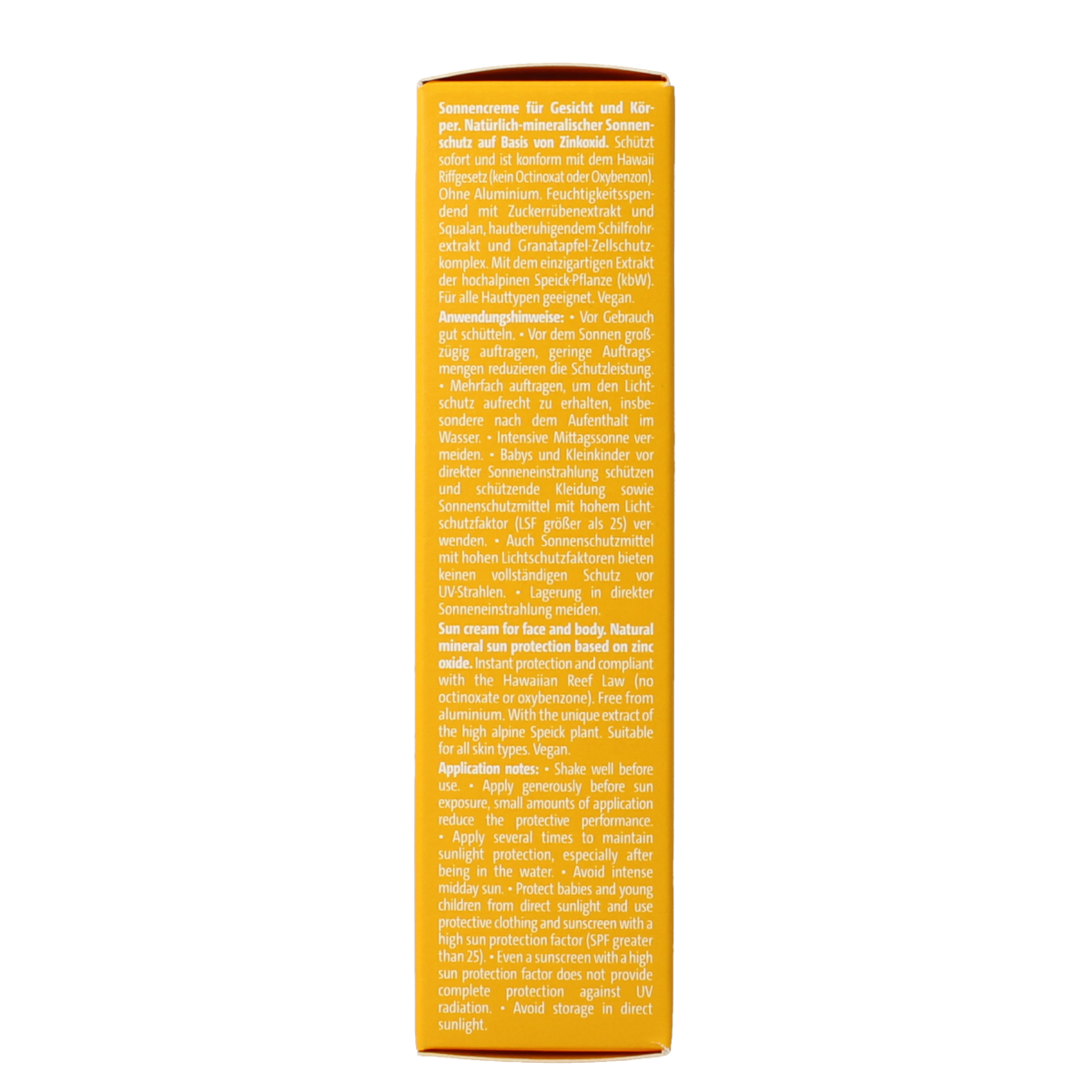 Speick Zonnecreme factor 30 bio 60.00 Milliliter