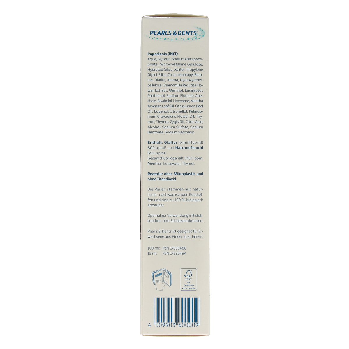 DCC Pearls en dents medicinale tandpasta 100.00 Milliliter