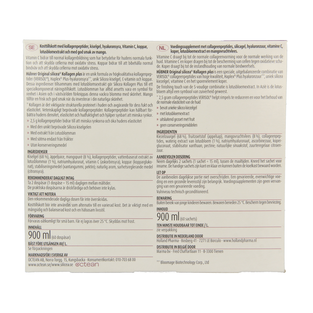 Hubner Original silicea kollagen plus collageen 60.00 Sachets