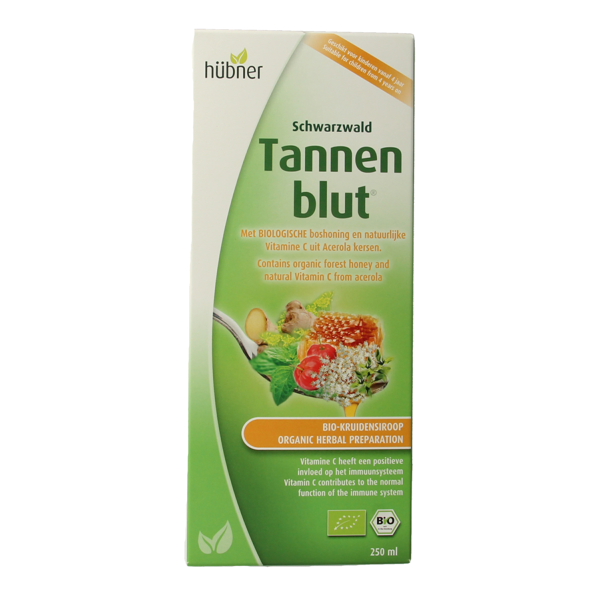 Hubner Tannenblut kruidensiroop bio 250.00 Milliliter