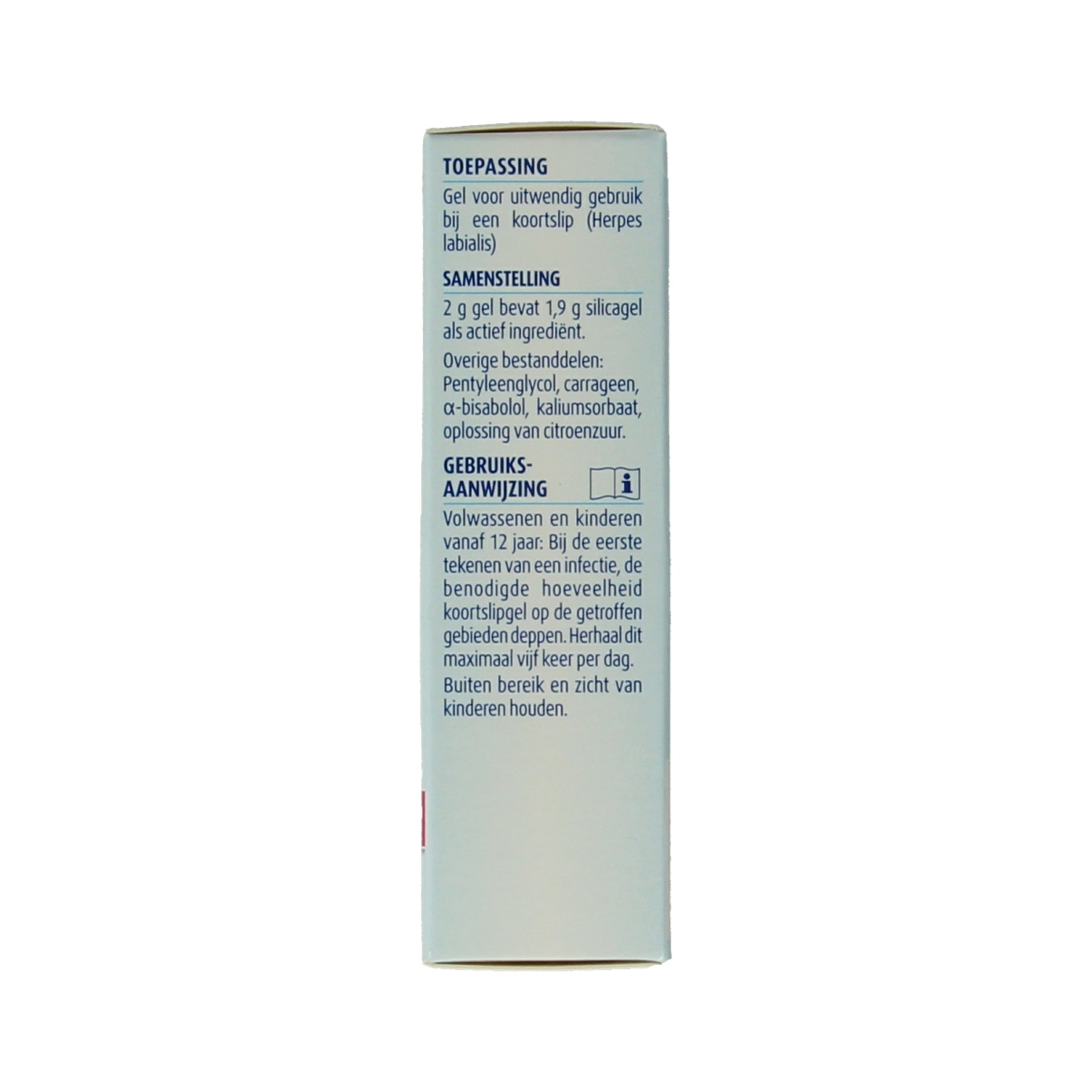 Hubner Silicea koortslip gel 2.00 Gram