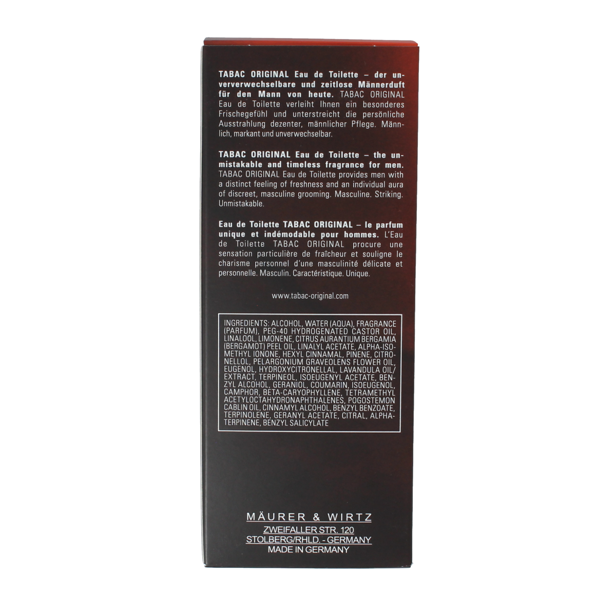 Tabac Original eau de toilette natural spray 100.00 Milliliter