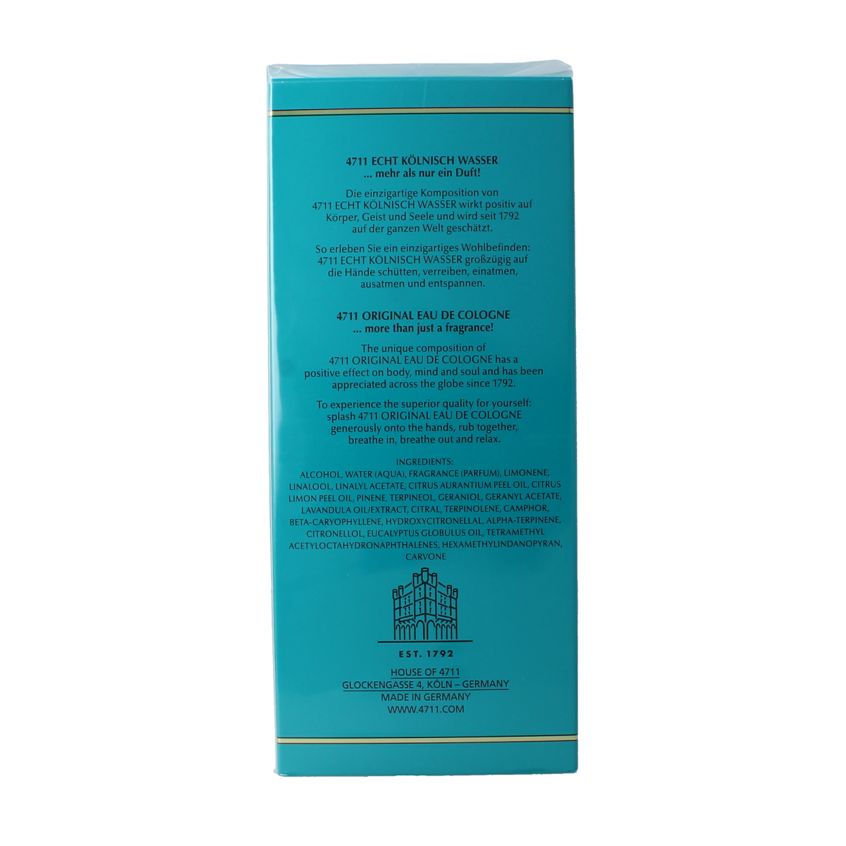 4711 Eau de cologne flacon 400.00 Milliliter