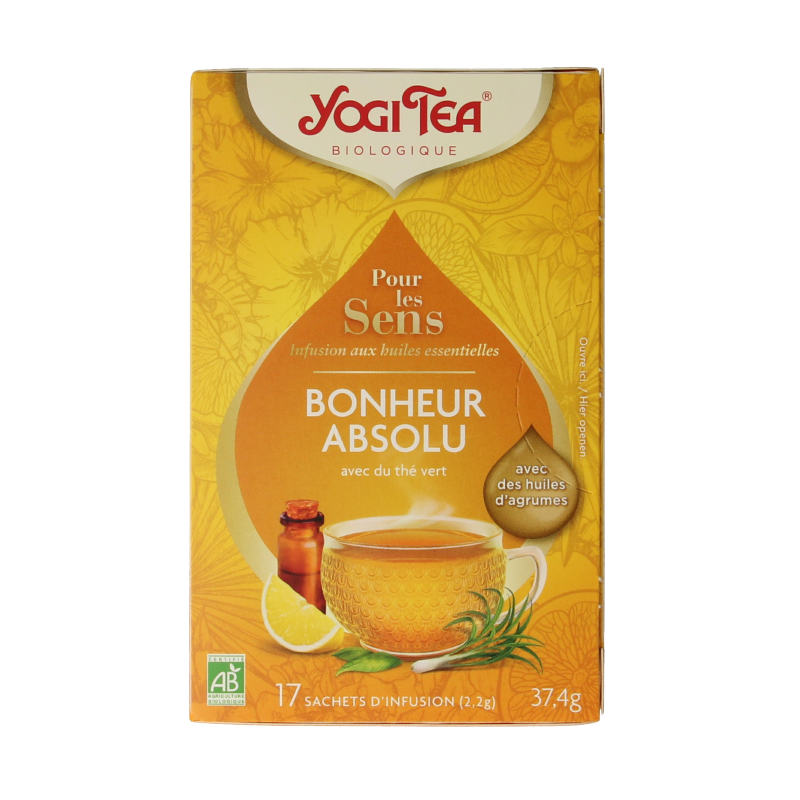 Yogi Tea Tea for the senses pure happiness bio 17 Zakjes