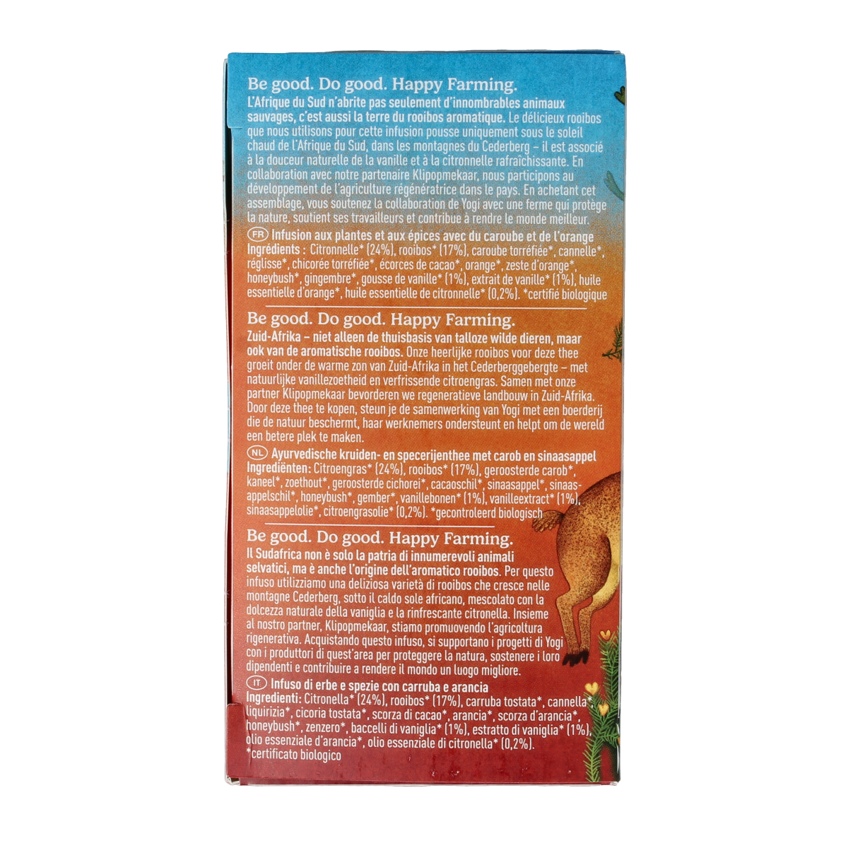 Yogi Tea Happy farming bio 17.00 Zakjes