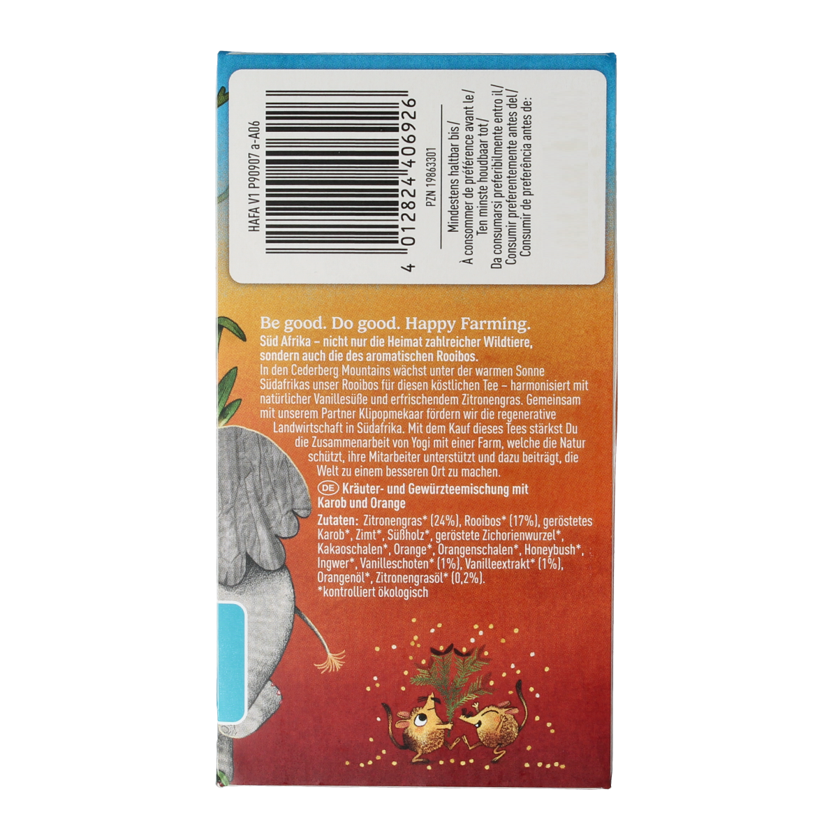 Yogi Tea Happy farming bio 17.00 Zakjes