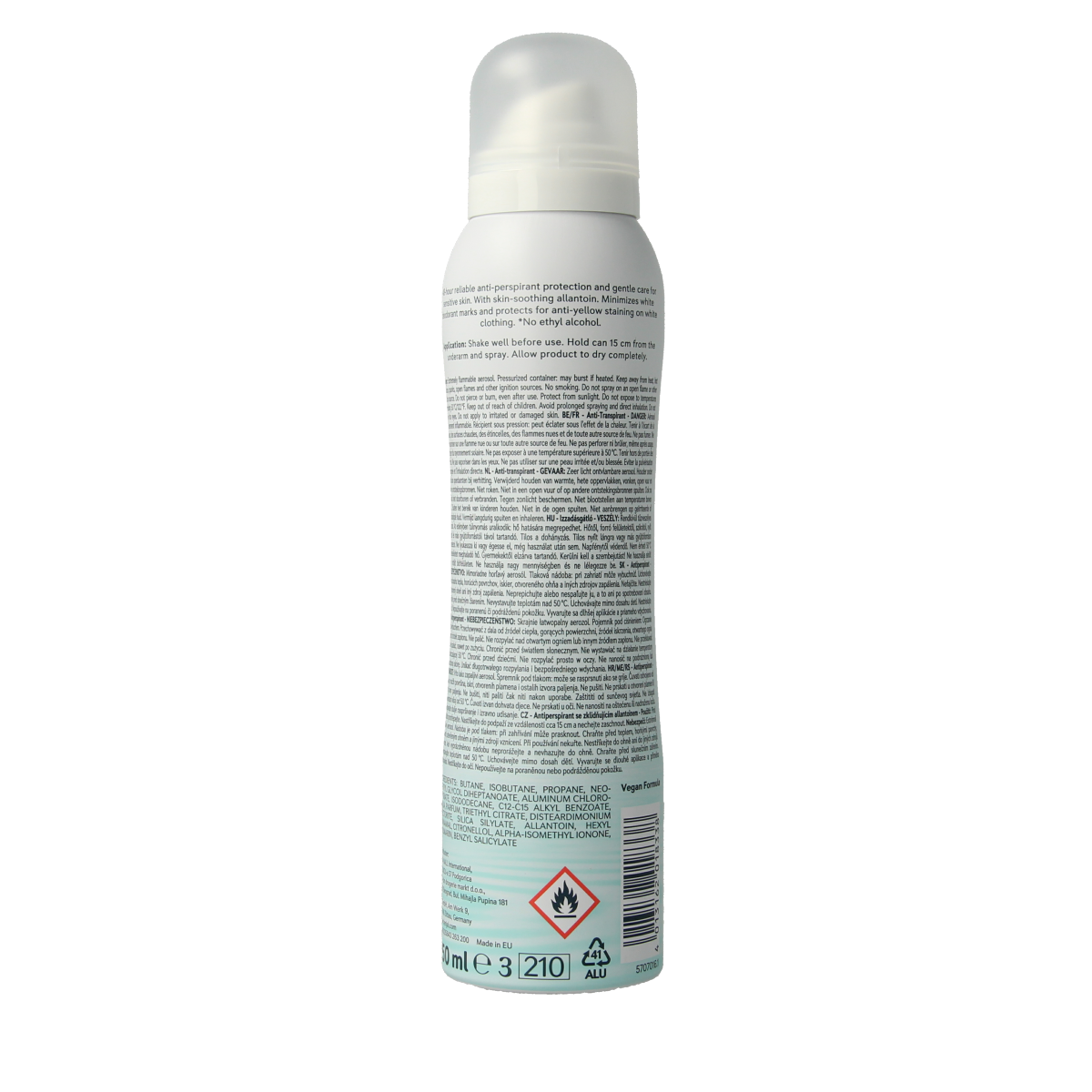 Fenjal Deodorant spray sensitive  150.00 Milliliter