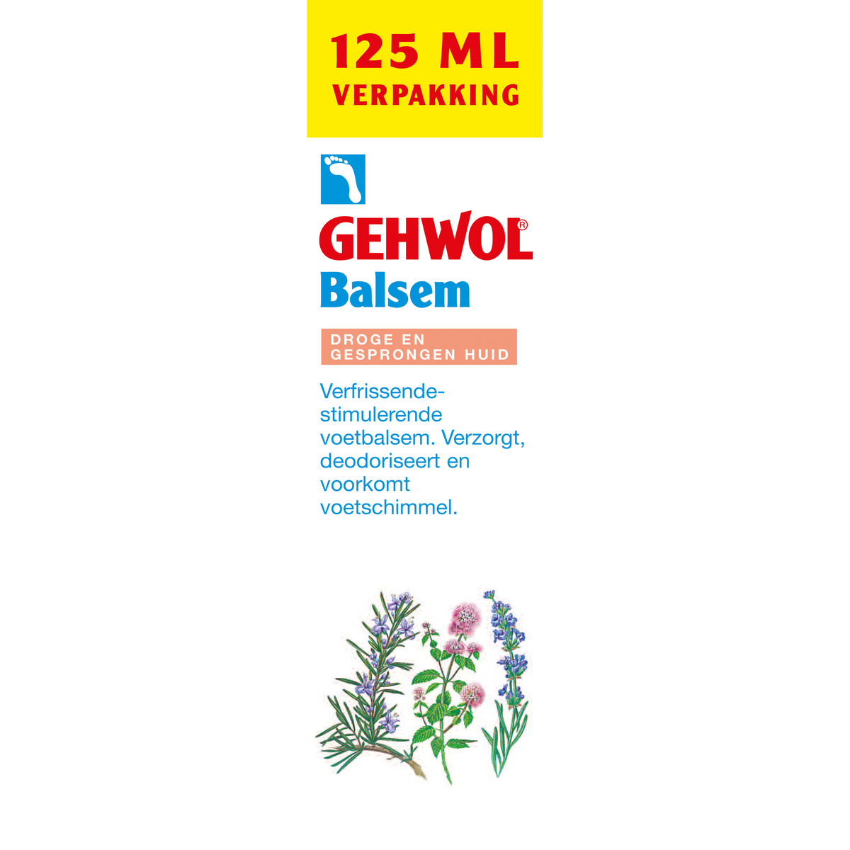 Gehwol Balsem droge gesprongen huid 125.00 Milliliter