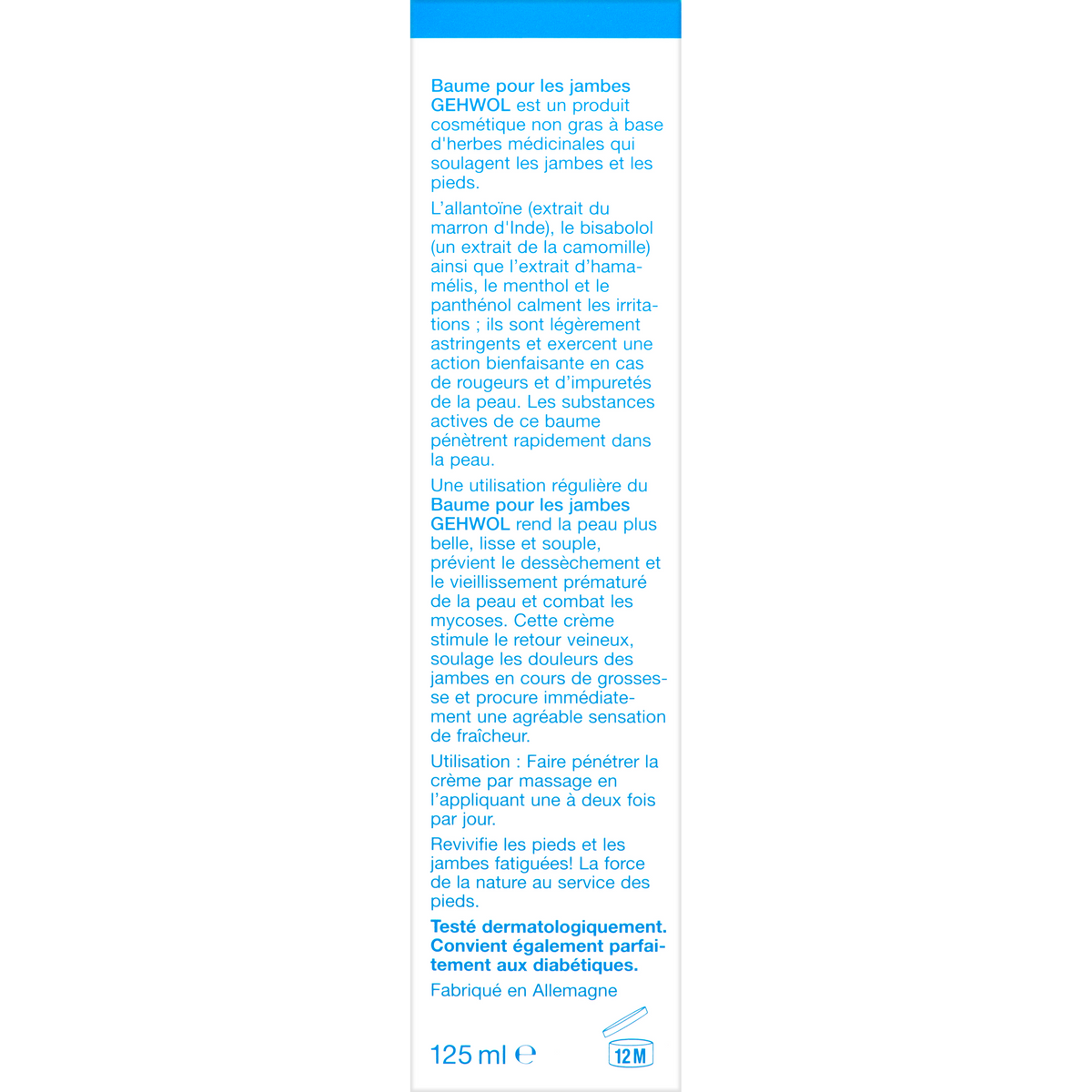 Gehwol Been balsem 125.00 Milliliter