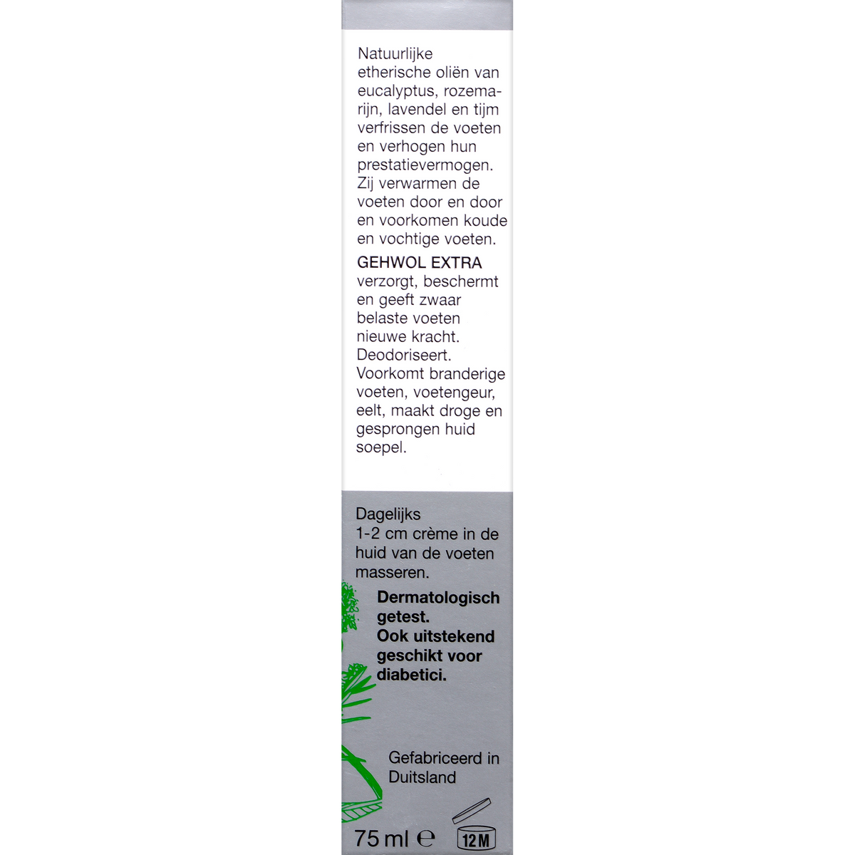 Gehwol Voetcreme extra 75.00 Milliliter