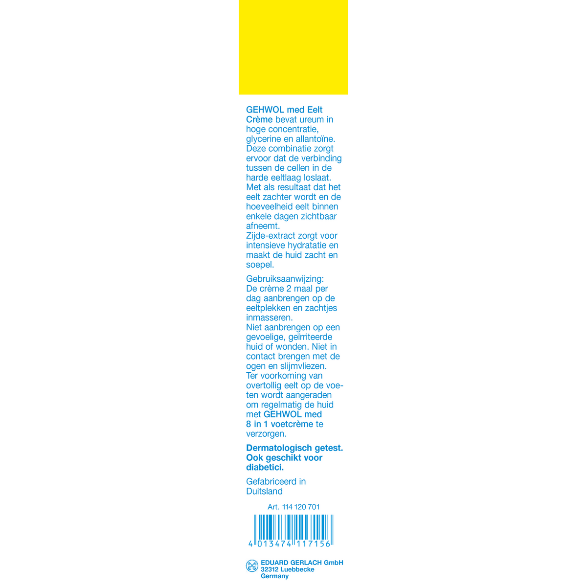Gehwol Eeltcreme 125.00 Milliliter