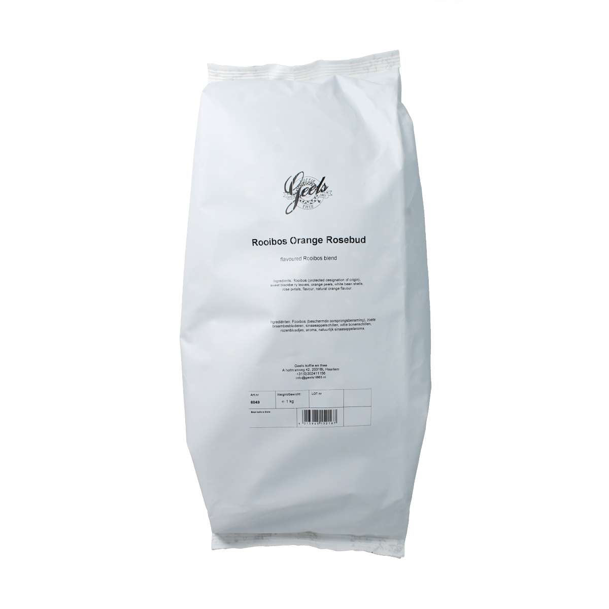 Geels Rooibos orange rosebud 1.00 Kilogram