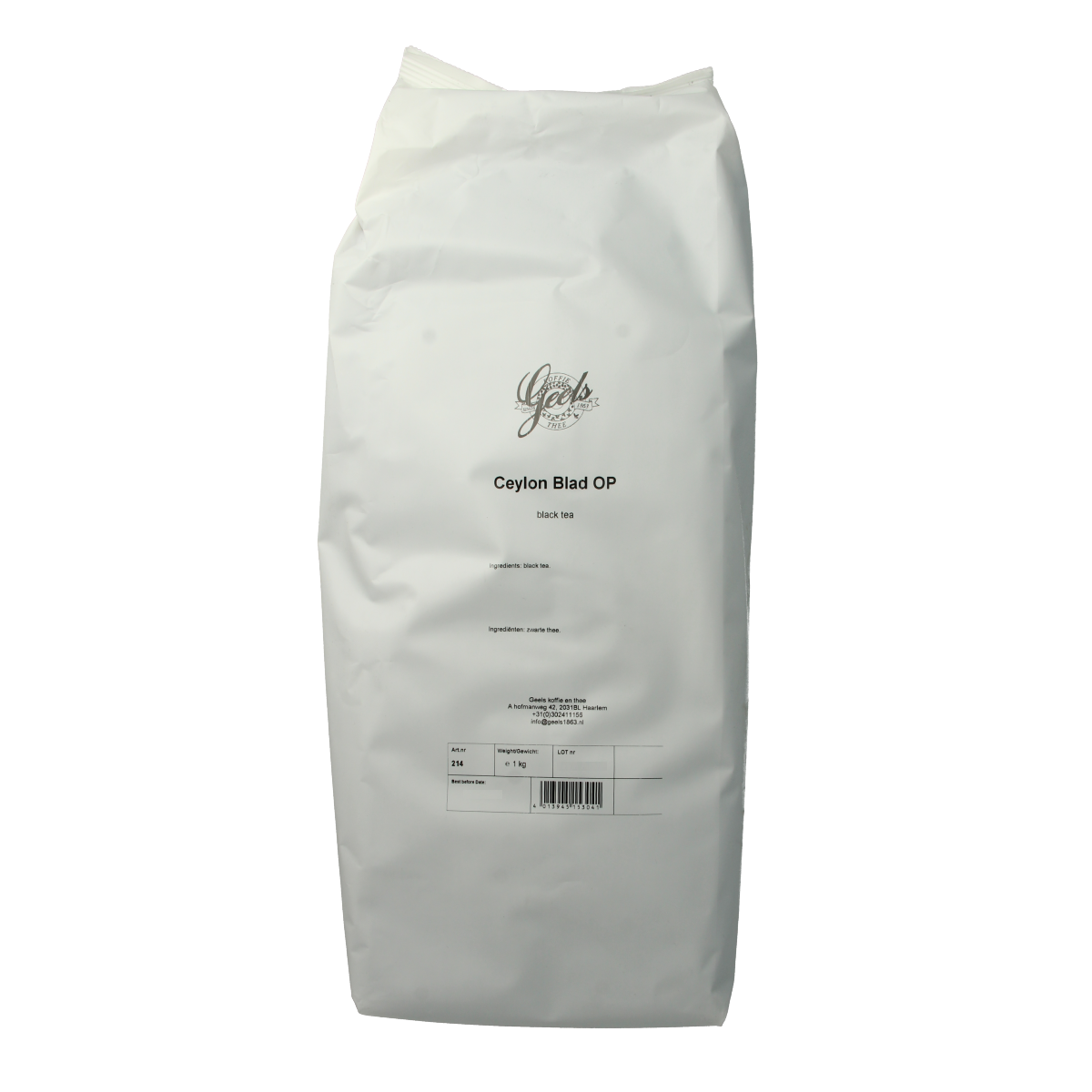 Geels Ceylon blad op 1.00 Kilogram