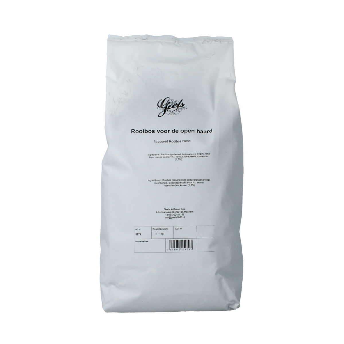 Geels Rooibos voor de open haard 1.00 Kilogram