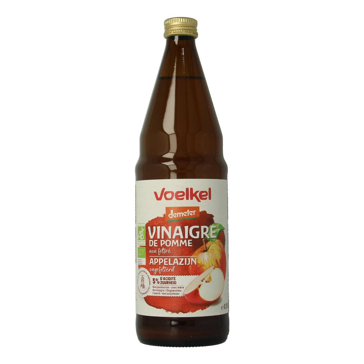 Voelkel Appelazijn demeter bio 750.00 Milliliter
