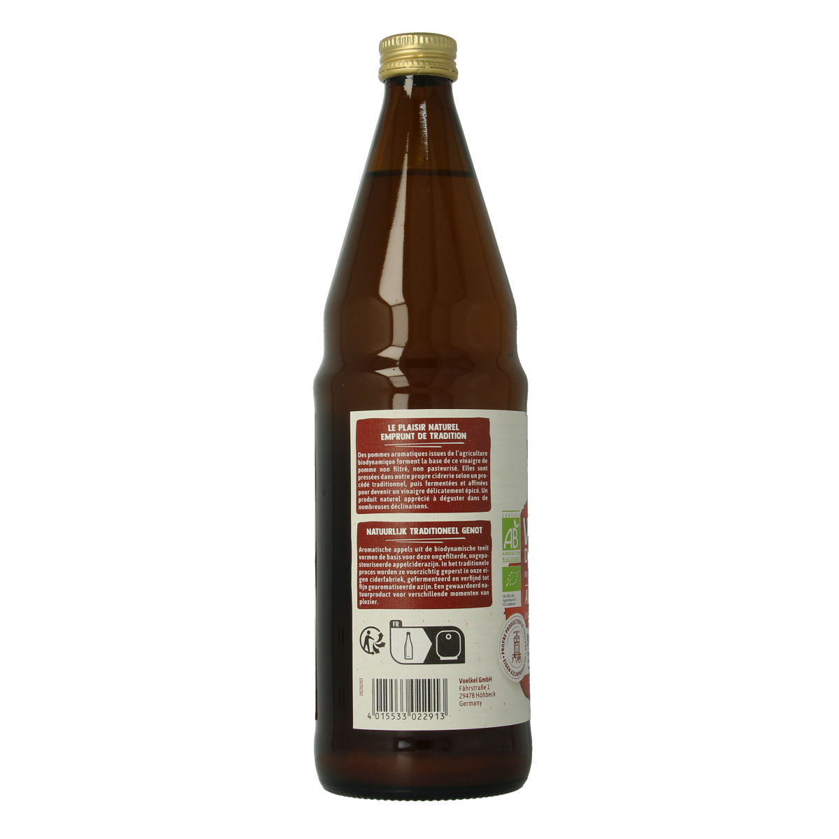 Voelkel Appelazijn demeter bio 750.00 Milliliter