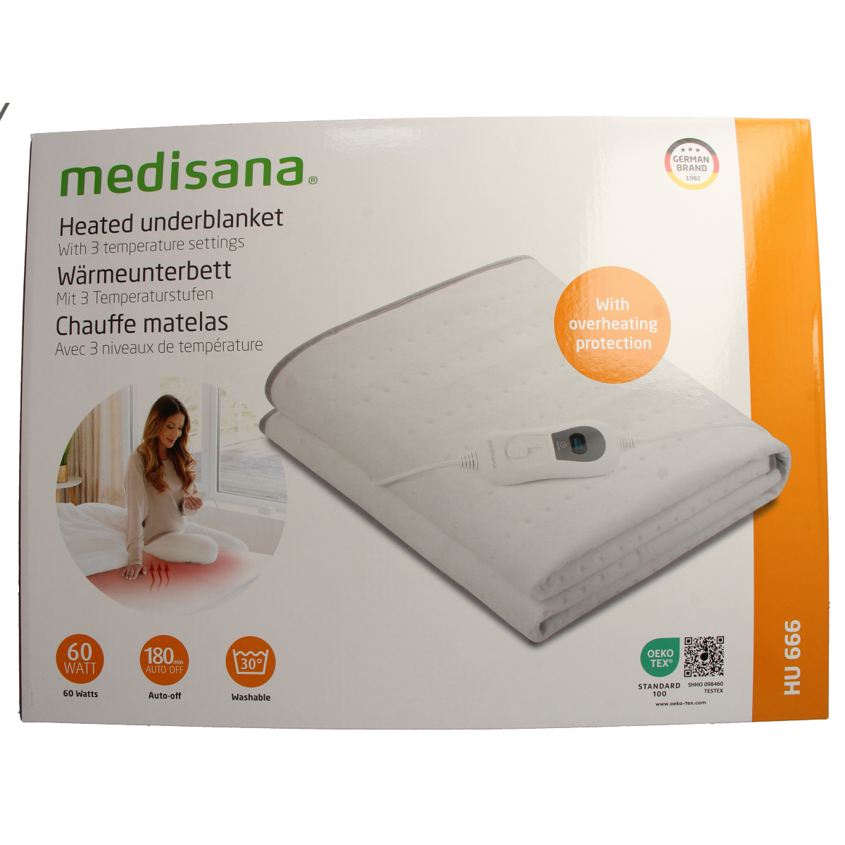 Medisana Warmteonderdeken HU 666 1.00 Stuks
