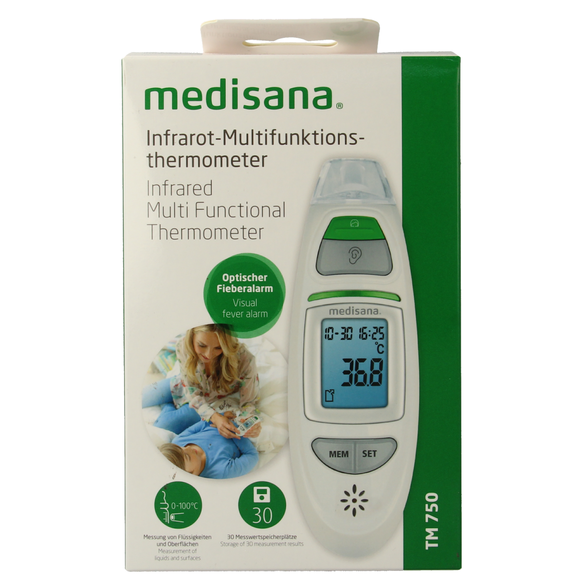 Medisana Multifunctionele thermometer TM750 1.00 Stuks