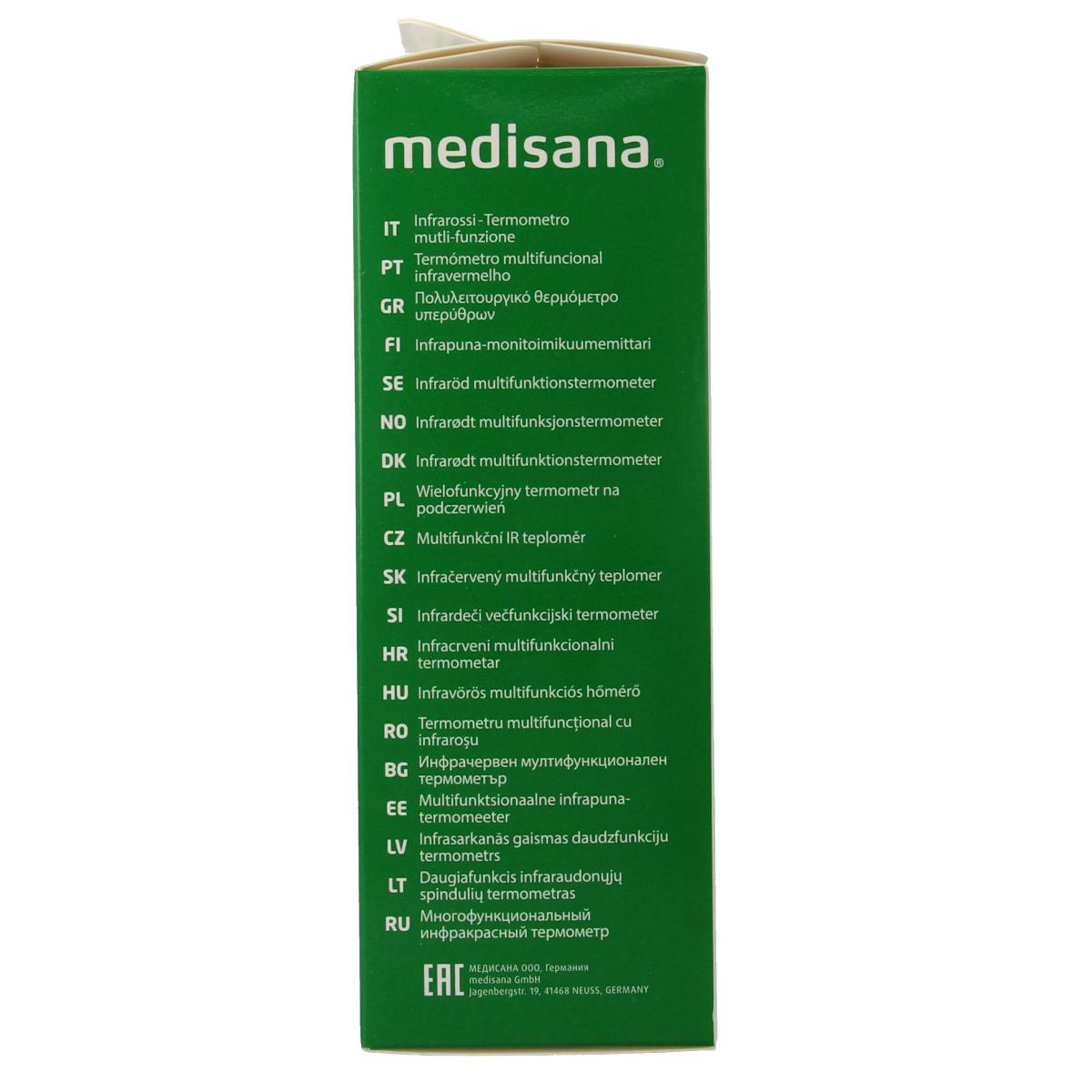 Medisana Multifunctionele thermometer TM750 1.00 Stuks