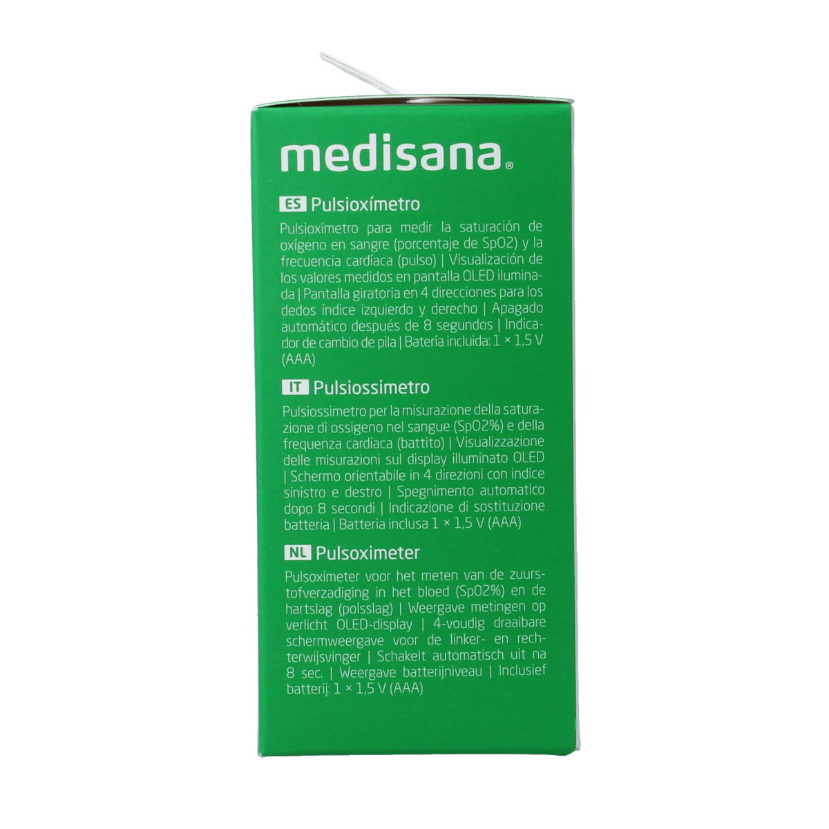 Medisana PM180 Saturatie/pulseoxi meter 1.00 Stuks