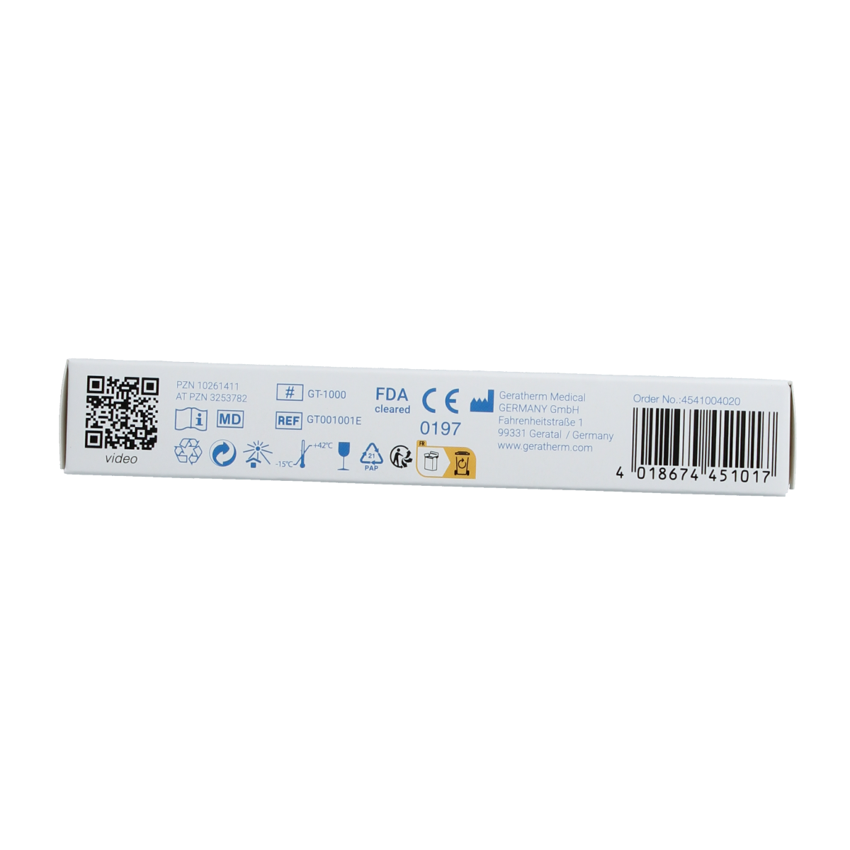 Geratherm Thermometer classic glas 1.00 Stuks