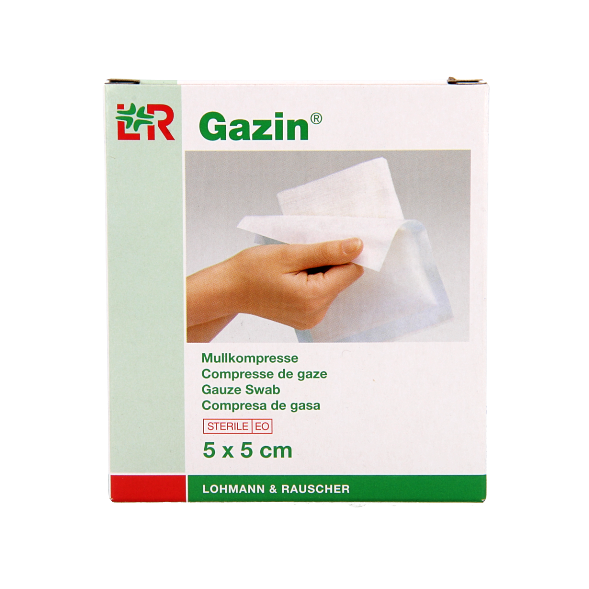 Gazin Gaaskompres 5 x 5cm steriel 5 x 2 10.00 Stuks