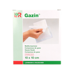 Gazin Gaaskompres 10 x 10 steriel 5 x 2 10.00 Stuks