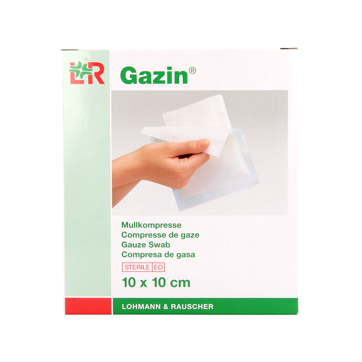 Gazin Gaaskompres 10 x 10 steriel 5 x 2 10.00 Stuks