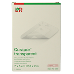 Curapor Transparant 7 x 5cm steriel 5.00 Stuks