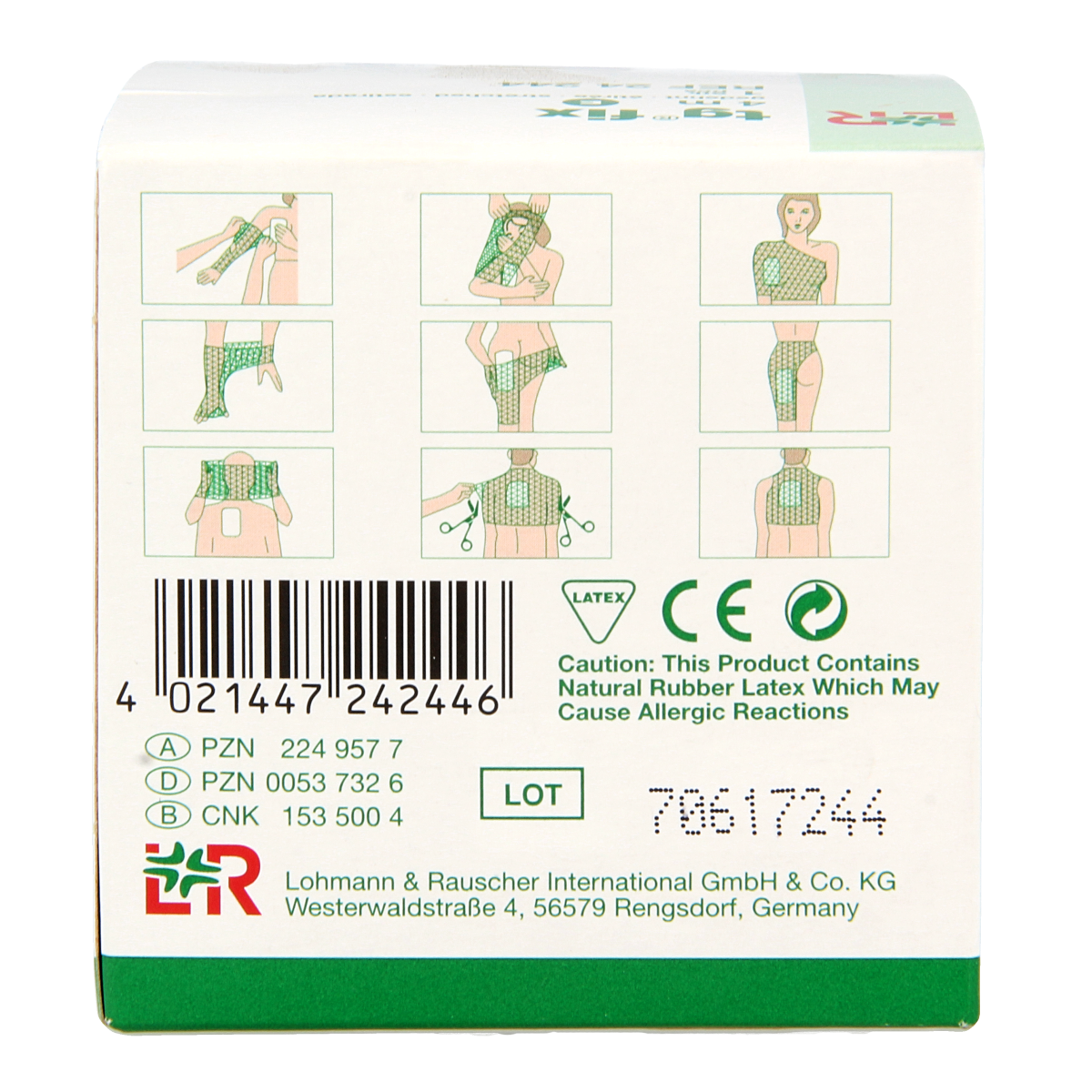 TG Fix netverband E rekbaar 4 meter hoofd/romp/groot 1.00 Stuks