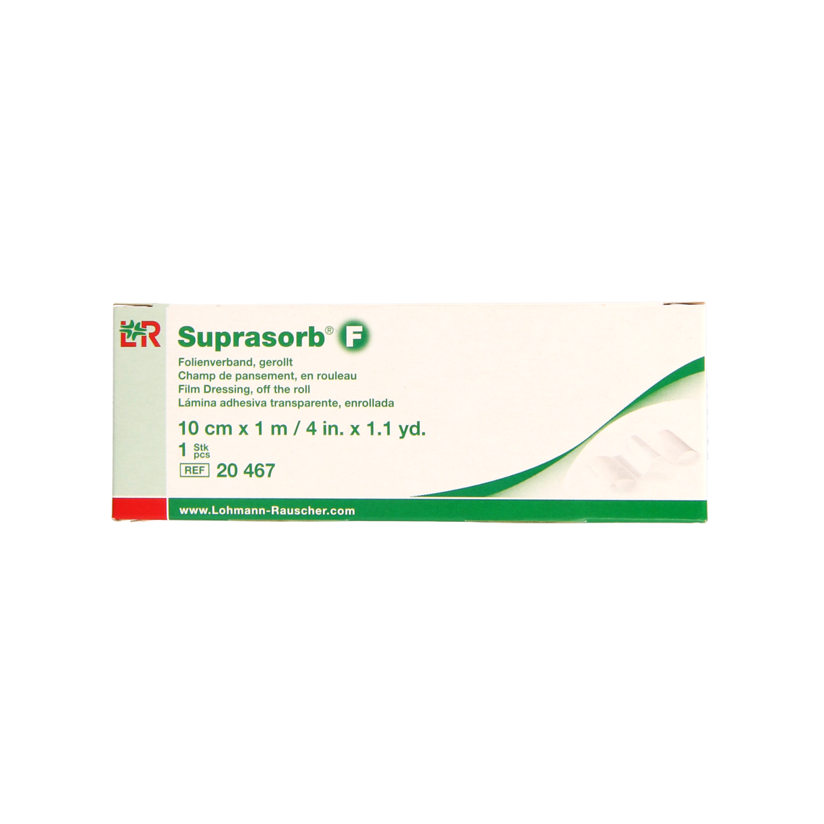 Lohmann&Rauscher Suprasorb F folie 1m x 10cm 1.00 Stuks