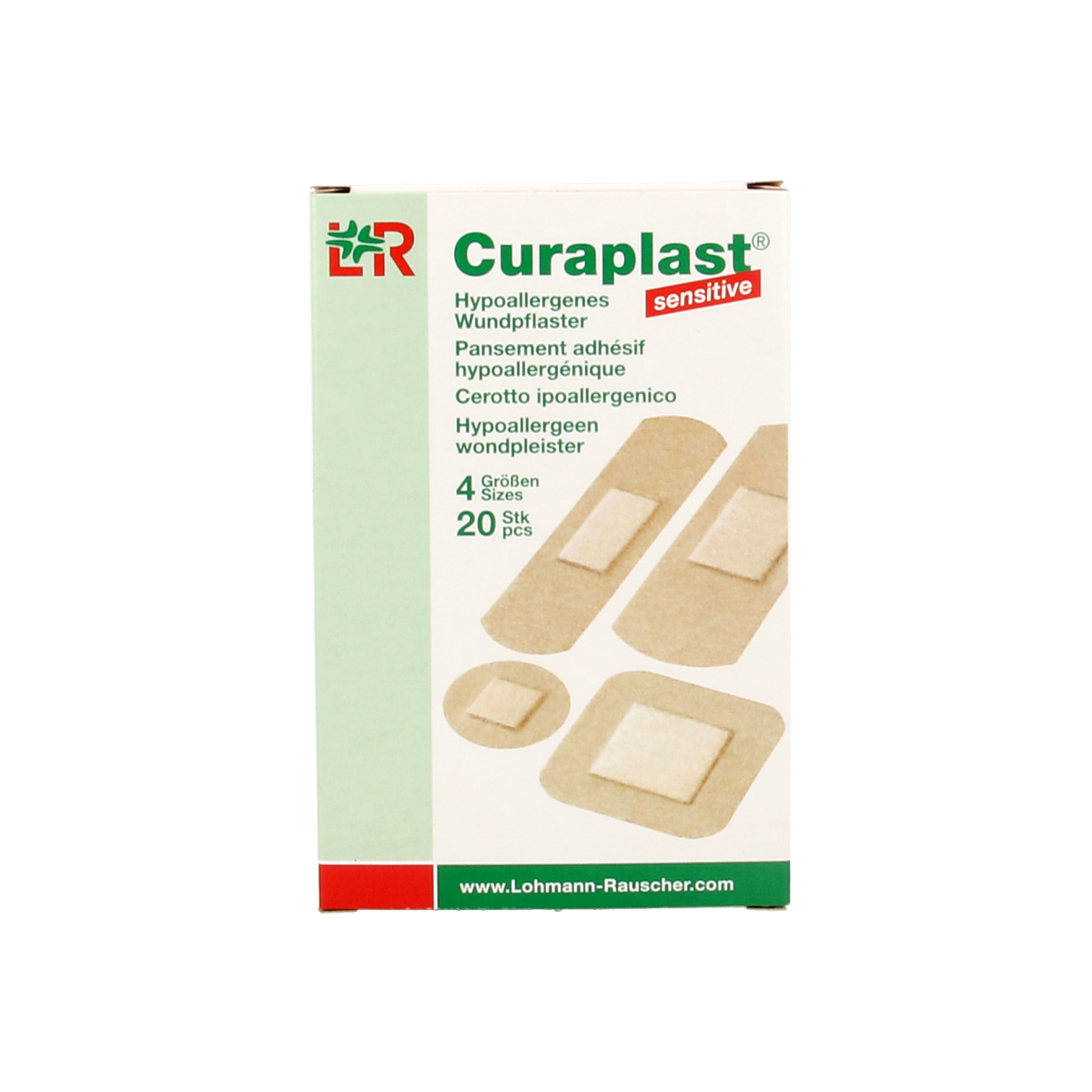 Curaplast Sensitive wondpleister mix 20.00 Stuks