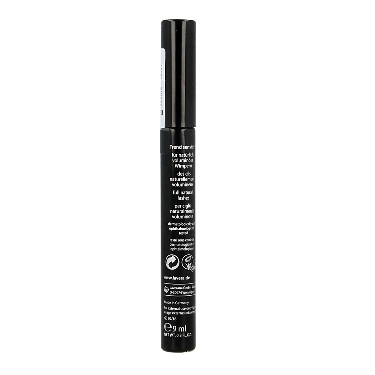 Lavera Mascara volume black bio 9.00 Milliliter