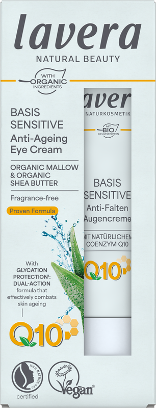 Lavera Basis Sensitive Q10 Oogcrème 15.00 Milliliter