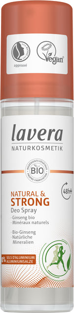 Lavera Deodorant spray natural & strong bio 75.00 Milliliter