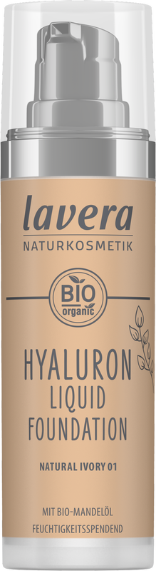 Lavera Hyaluron liquid foundation natural ivory 01 bio 30.00 Milliliter