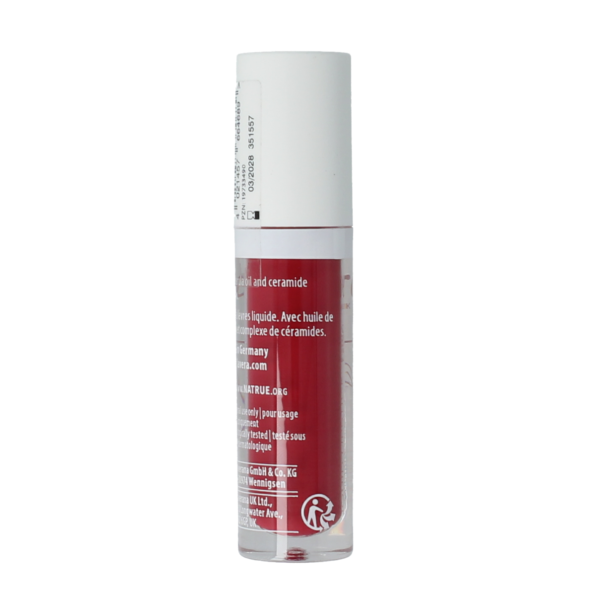Lavera Lipstick liquid poppy red 01 bio 1.00 Stuks