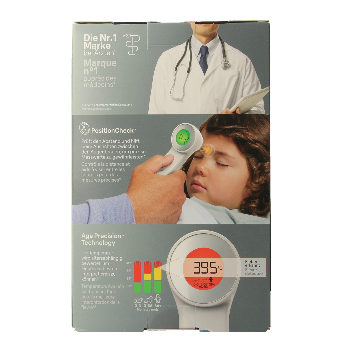 Braun Voorhoofdthermometer BNT 400WE 1.00 Stuks