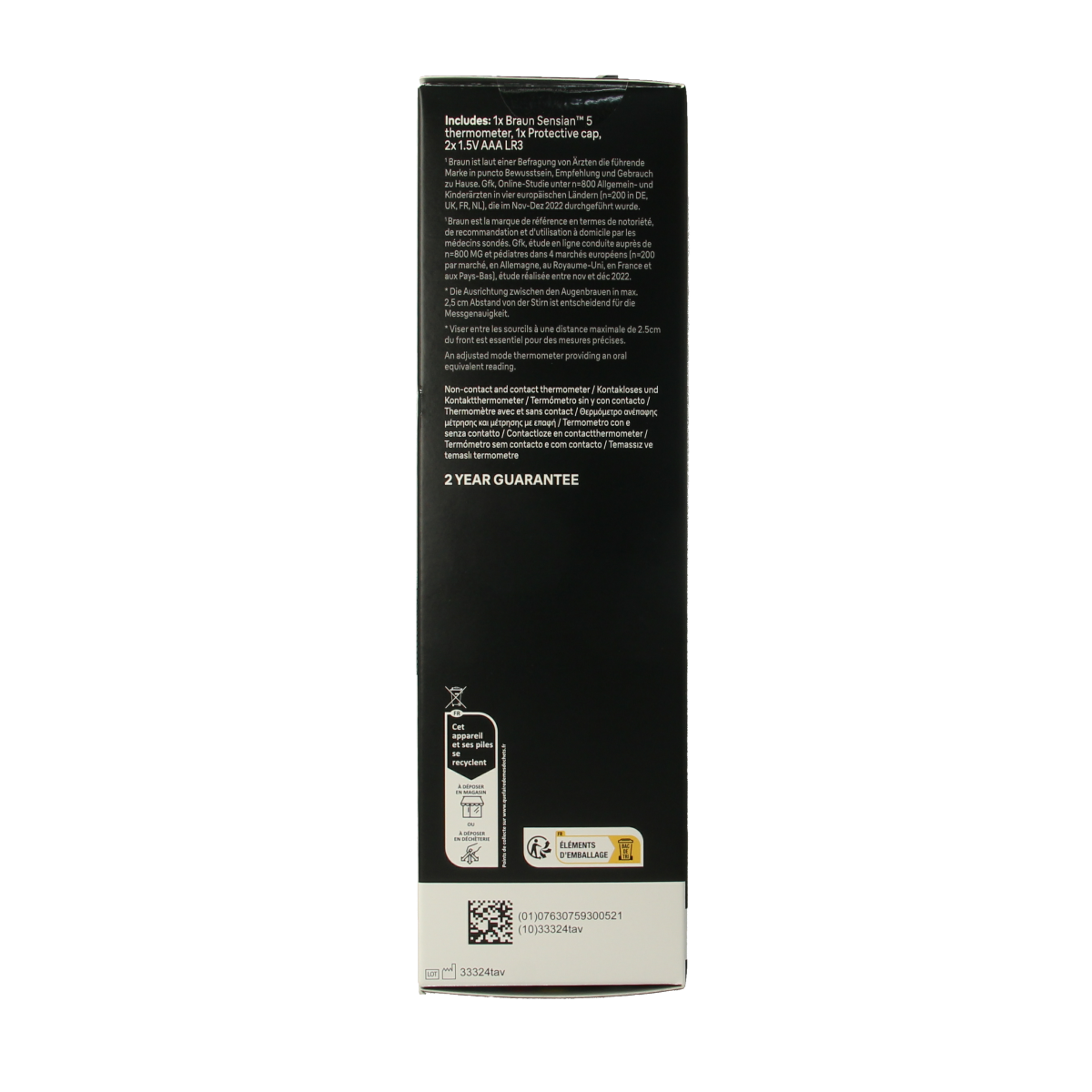 Braun Voorhoofdthermometer BNT300WE 1.00 Stuks