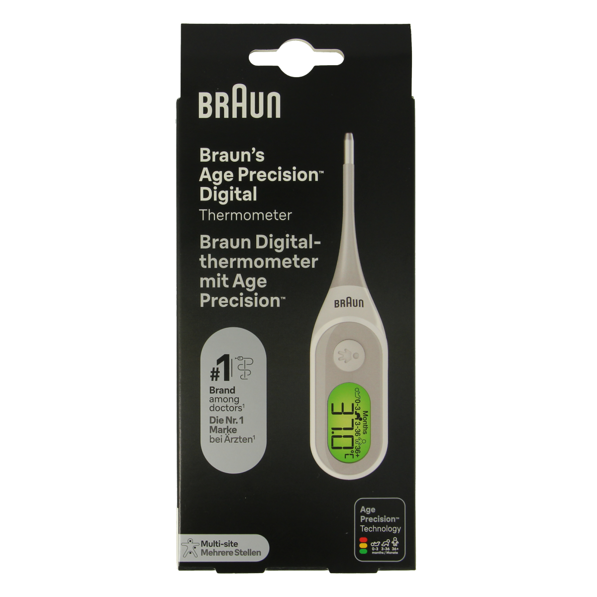 Braun Thermometer digitaal PRT2000 1.00 Stuks