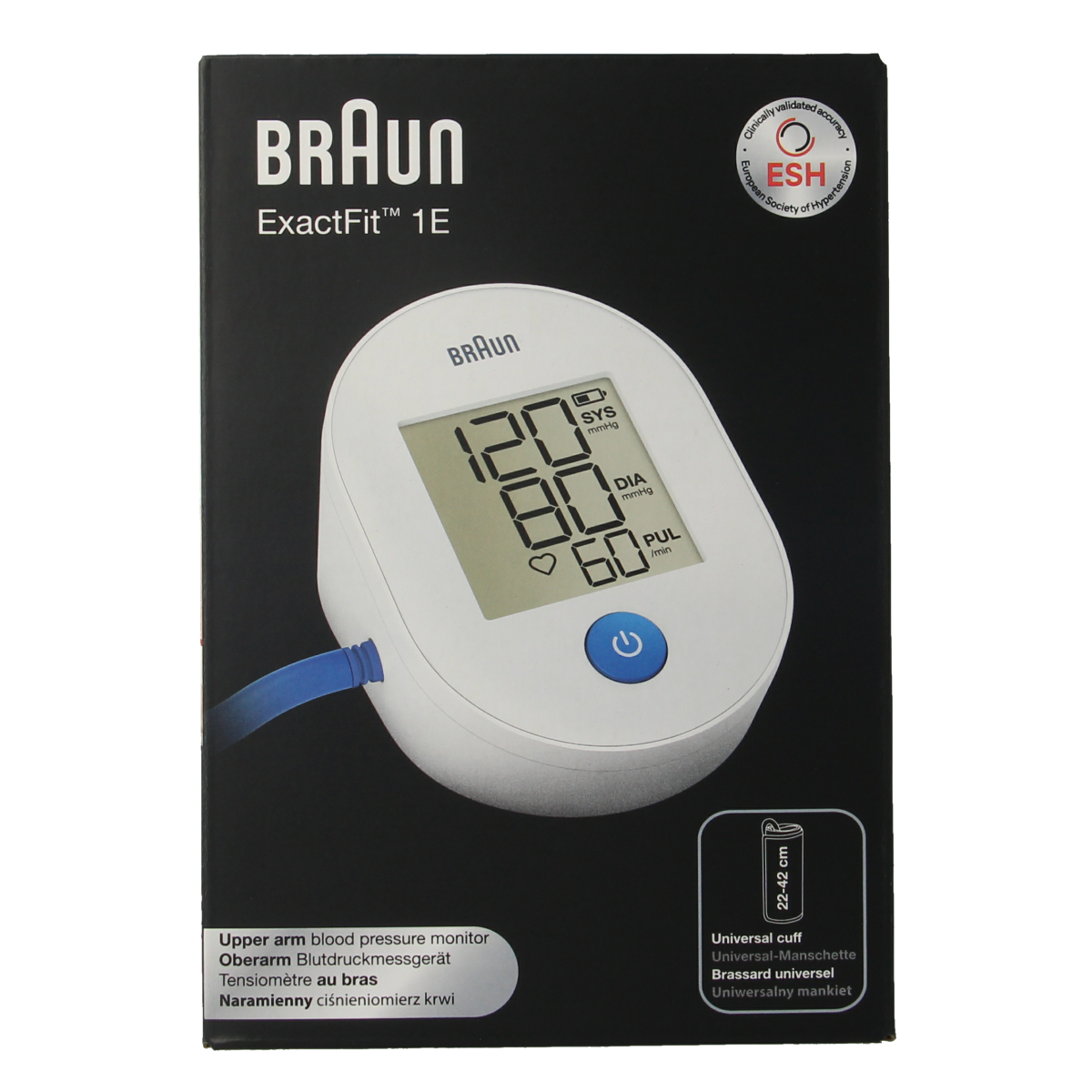 Braun Exactfit 1E bovenarm bloeddrukmeter 1.00 Stuks