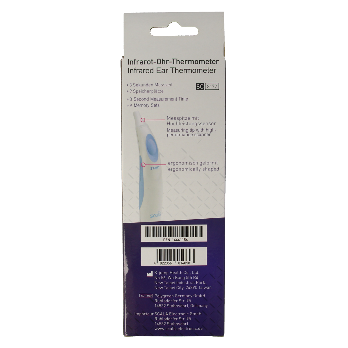 Scala Oorthermometer SC 8172 1.00 Stuks