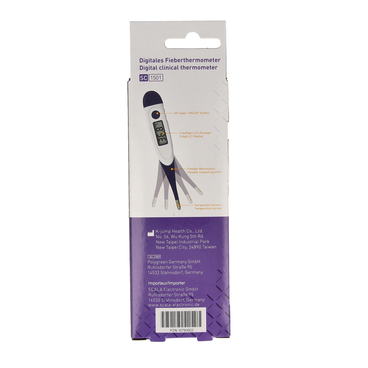 Scala Thermometer digitaal SC 1501 1.00 Stuks