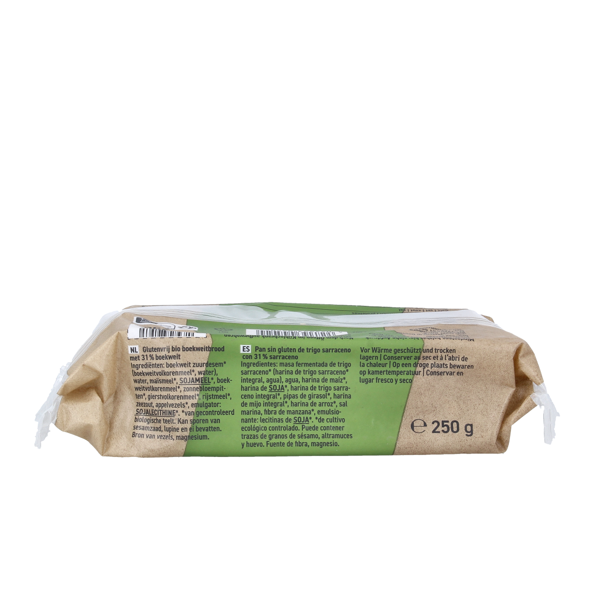 Schnitzer Boekweitbrood glutenvrij bio 250.00 Gram
